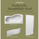 image 5 of 1500 mm Left Hand B Shape Shower Bath with Screen & Front Panel White | White | White | 1495 x 900 x 415mm