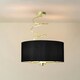 image 1 of Kasi Polished Brass Semi Flush Ceiling Light