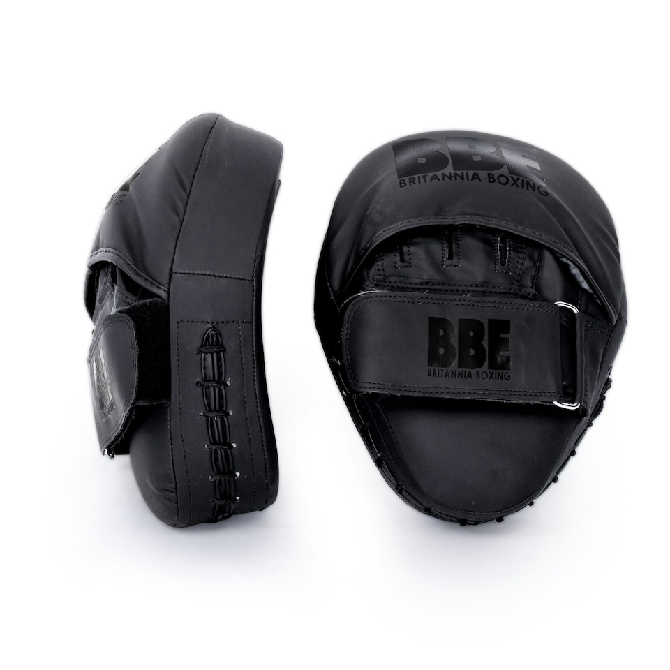 image 1 of Matte Black Curved Boxing Hook & Jab Pads