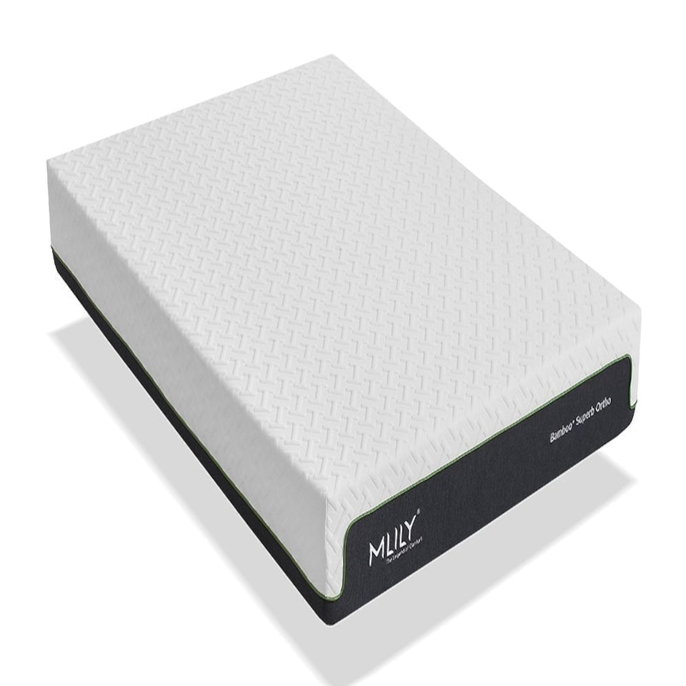 image 1 of Mlily Bamboo+ Superb Ortho Memory 2500 Pocket Mattress White | Super King