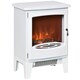image 1 of HOMCOM Freestanding Electric Fireplace Stove Heater