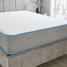 Premium Comfort Bubble Hybrid Mattress - 23cm Deep, Soft/Medium Firmness Grey | King
