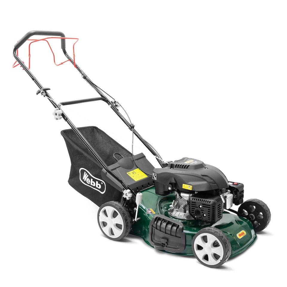 image 1 of Webb WER460SP 46cm Self-Propelled Petrol Rotary Lawnmower