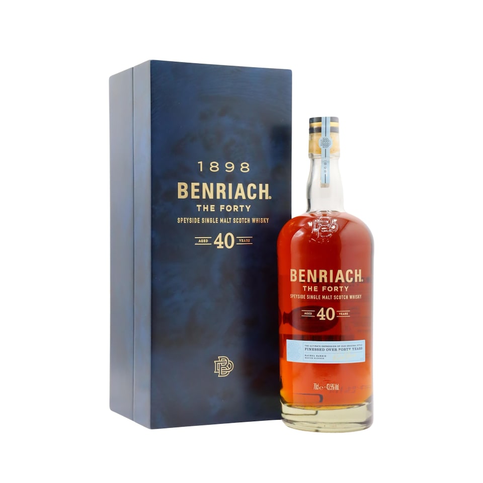 image 1 of Benriach - The Forty Speyside Single Malt Scotch 40 year old Whisky | Multi | Benriach - The Forty Single Malt Scotch - 40 year old Whisky 70cl 43.5% ABV | 1