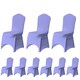 image 1 of Chair Cover Spandex Polyester Stretch Fabric Dining Slipcovers - 10pcs