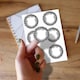 image 2 of Cars Design Round Stickers 88mm - Sheet of 6