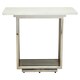 image 1 of Interiors by Premier White Marble Console Table Silver