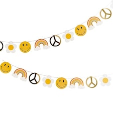 Groovy Paper Garland Hanging Decoration 2.5m