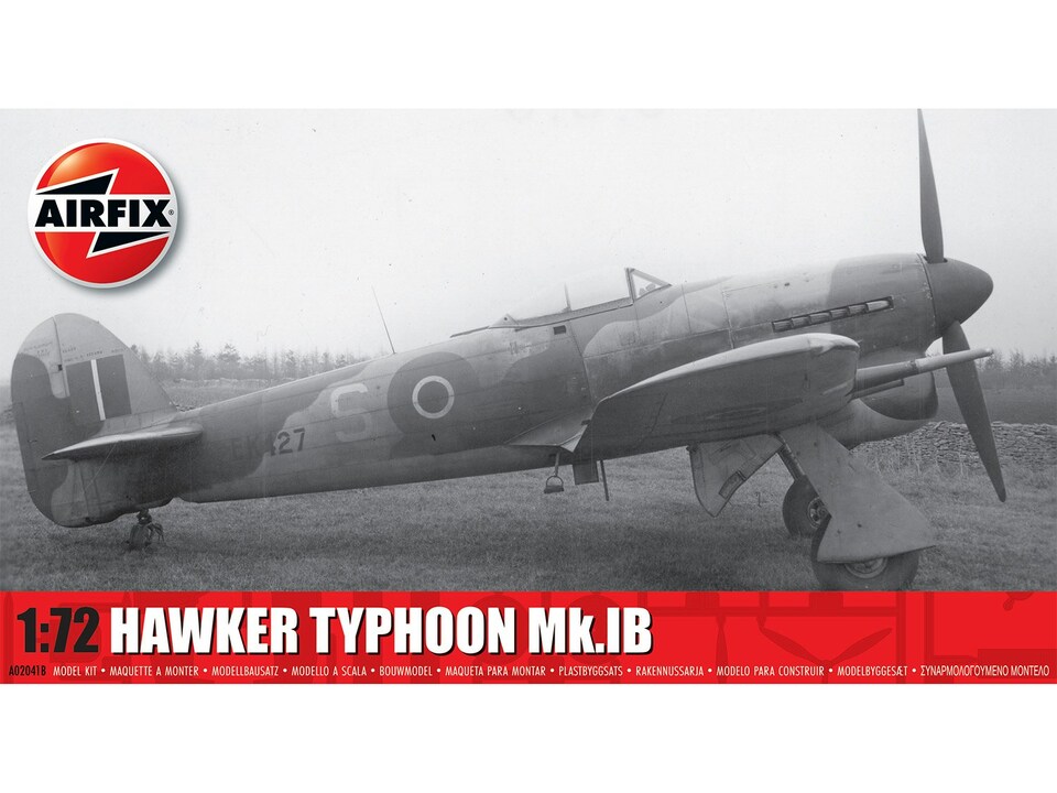 Airfix British Hawker Typhoon Mk.IB (1:72 Scale)