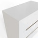 image 8 of FWStyle Veloce 3 Drawer Chest Of Drawers - White Gloss, Quick Click Assembly