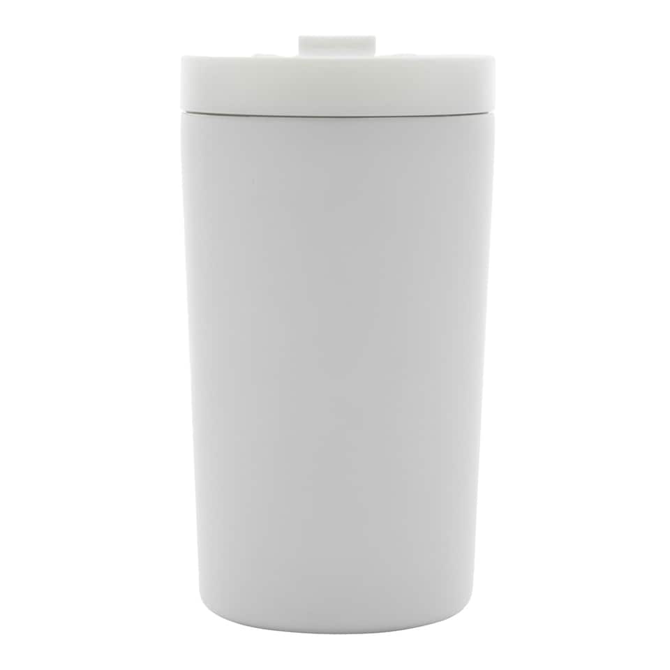 image 1 of XD Collection Recycled Stainless Steel Vacuum Insulated 300ml Mug - White - One Size | White | 1