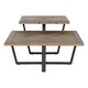 image 5 of Centre Table Home ESPRIT Black Natural Metal Fir wood 118 x 78 x 45 cm N/A