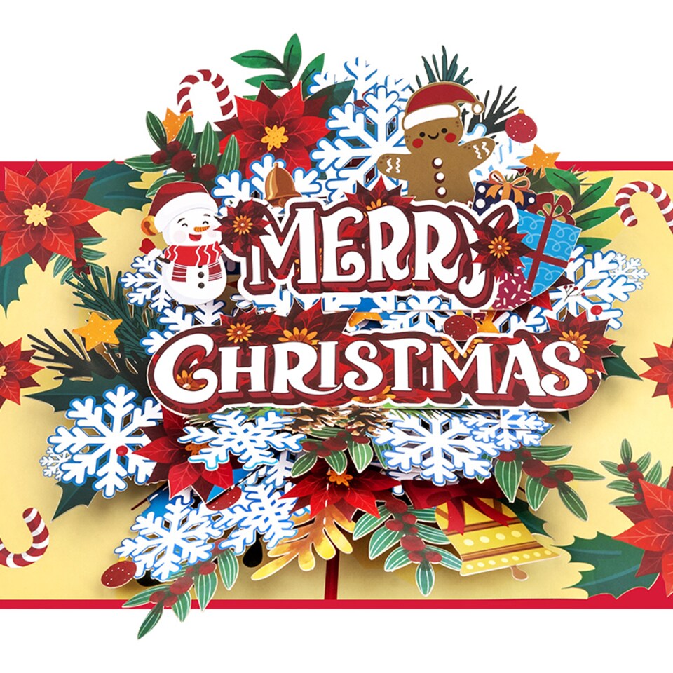 image 1 of Season’s Sparkle 3D Pop Up Christmas Card