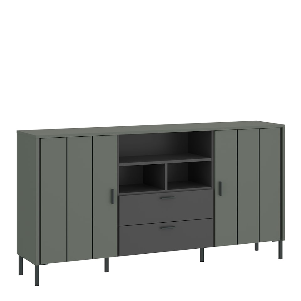 image 1 of Arundel Sideboard 2 Door 2 Drawer in Green/Grey