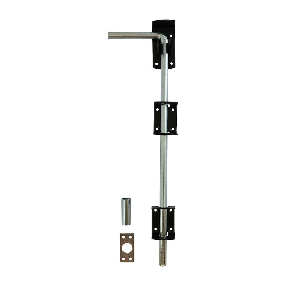 Timco - Garage Drop Down Bolt - Black (Size 18" - 1 Each)
