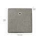 image 5 of JVL Silva Foldable Fabric Storage Box with Lid, Grey Grey