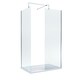 image 1 of Balterley Glass Walk In Wetroom Screens with Profile and Shower Tray | Silver | Chrome