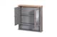 image 3 of Mirrored Bathroom Cabinet Grey & Oak
