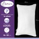 image 8 of Aamira Premium Orthopaedic Shredded Memory Foam Bed Pillow 70x45 cm, Neck Support | White | White | 70x45 cm | 1