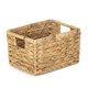 image 6 of Nordic Water Hyacinth Storage Basket Brown | Brown | L