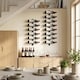 image 8 of HOMCOM Wall Mount Wine Rack for 8 Wine Bottles, Black