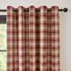 image 2 of Curtina Everett Eyelet Curtains Red