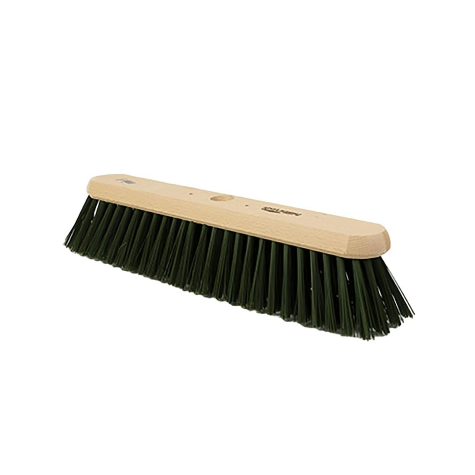 Hillbrush Industrial PVC Platform Broom Head - Green - 610mm