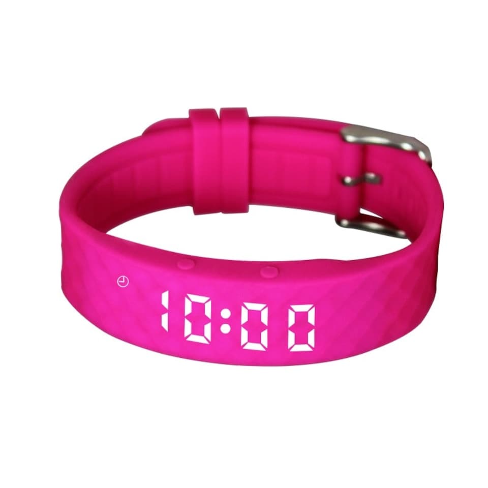 image 1 of Pink Pivotell Vibratime: Vibrating Pill Reminder Alarm Watch - with up to 12 Daily Alarms - Rechargable (USB Charger Included)