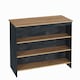 image 2 of Furneo Kitchen Island 02 Graphite Stone and Oak effect N/A