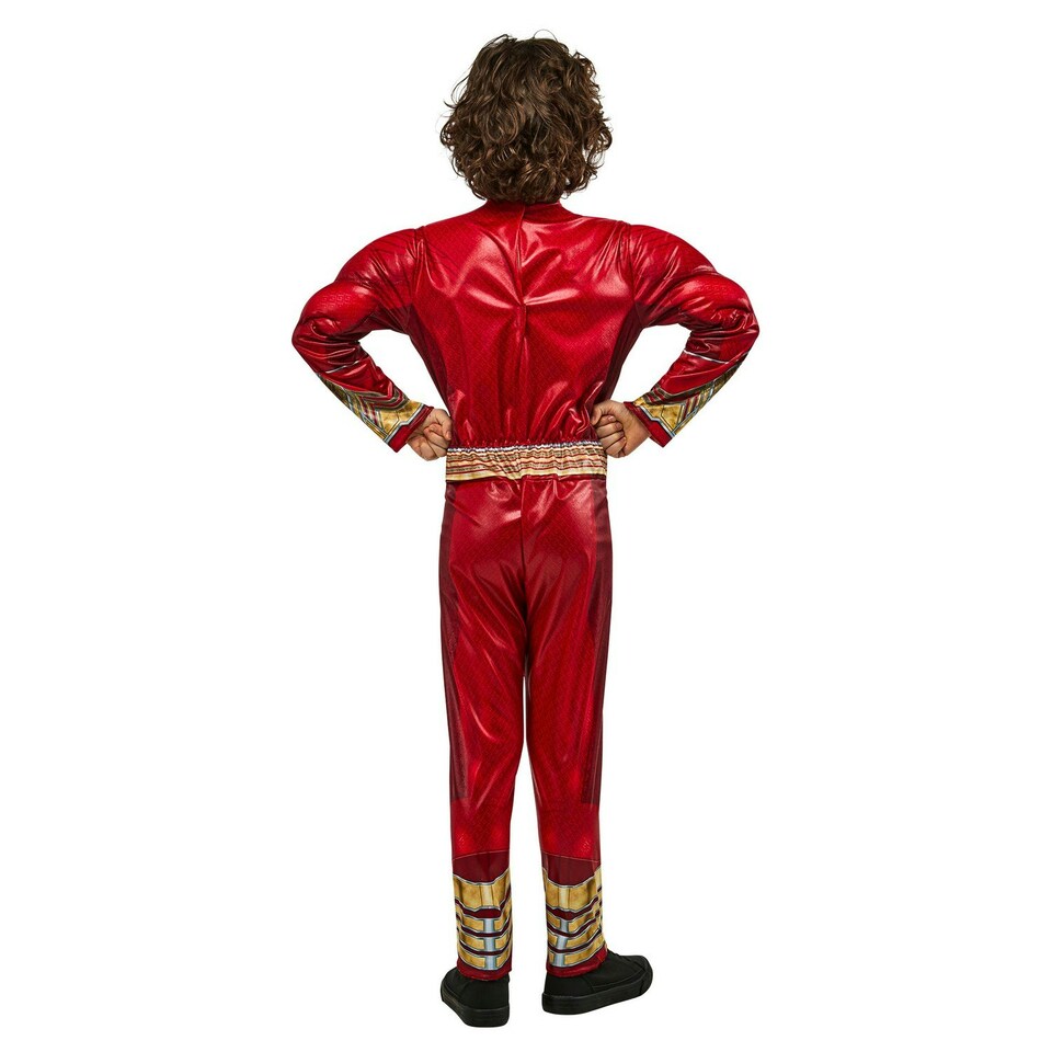 image 1 of Shazam Boys Polyester Costume - Red/Gold - M M
