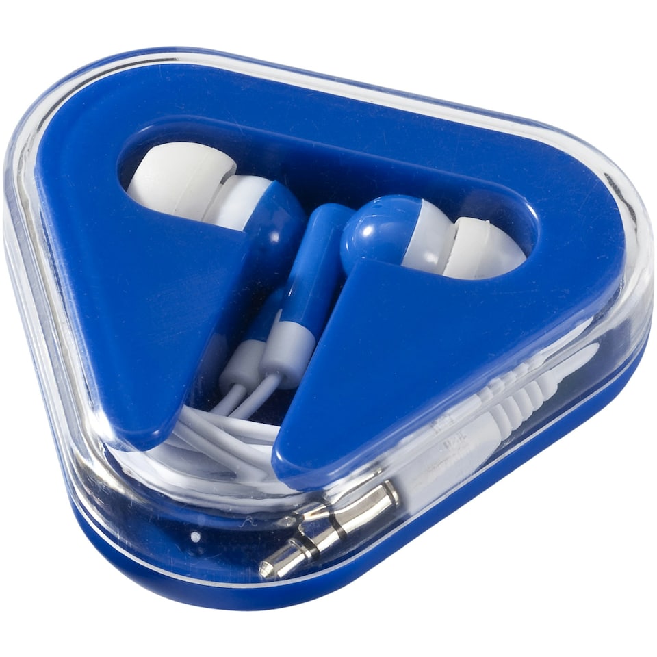 image 1 of Bullet Rebel Earbuds - Royal Blue/White - 6 x 6.5 x 1.7 cm