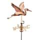 image 1 of Cottage Heron in Flight Copper Weathervane - H54 x W40 x L42 cm
