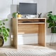 image 6 of Computer Desk PC Laptop Table Home Office Study Workstation | Brown