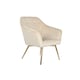 image 1 of Armchair DKD Home Decor Cream Golden Metal 74 x 74 x 90 cm Cream