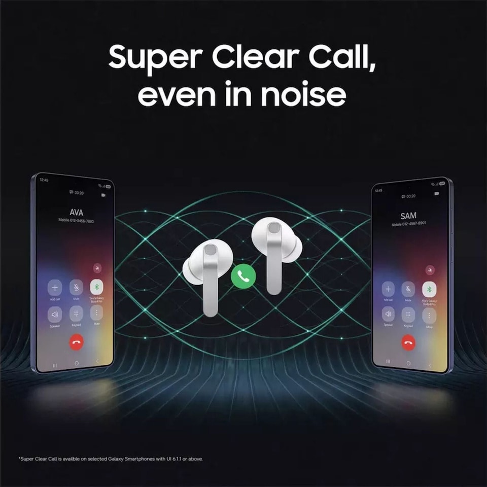 image 1 of Samsung Galaxy Buds4 Pro White - True Wireless Earbuds