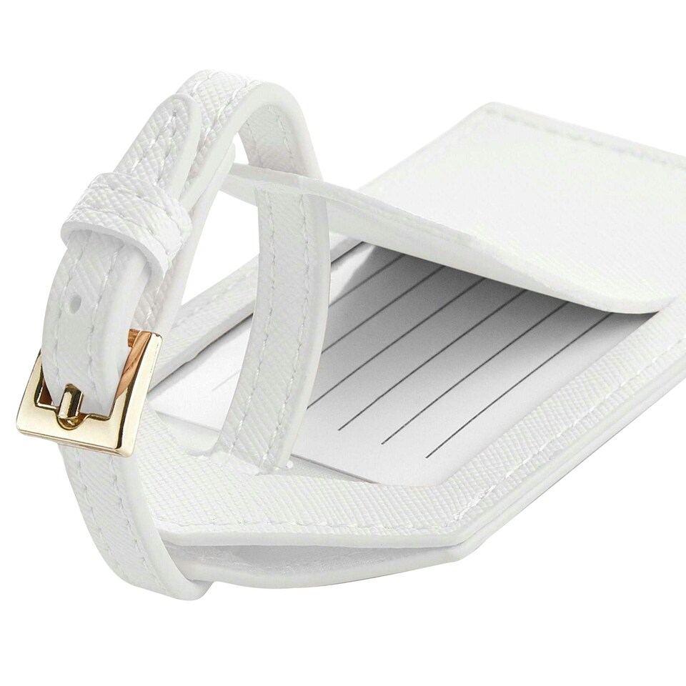 image 1 of Bagbase Boutique Passport Holder and Luggage Tag Set - Soft White - One Size | Multi