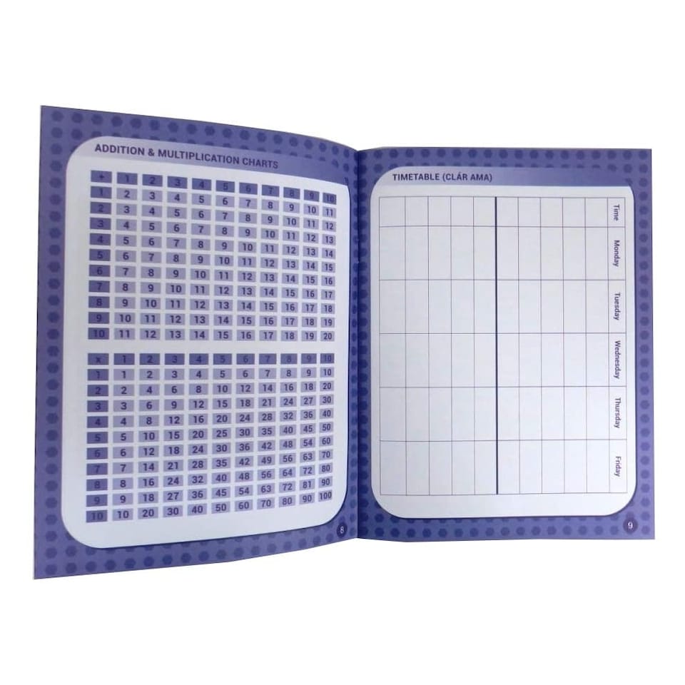 image 1 of 88 Pages Week to View Homework Purple Journal by Ormond