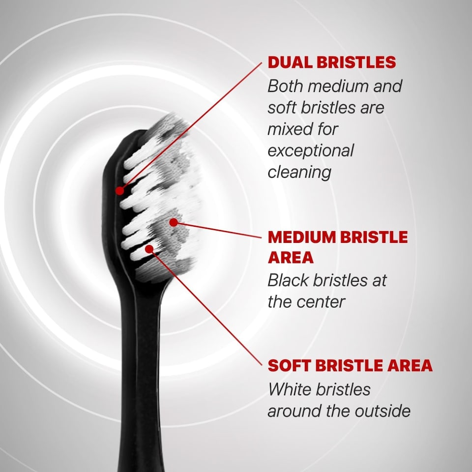 image 1 of LG Reach Dual Sonic Toothbrush includes 4 Toothbrush Heads 27000 VPM Black