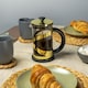 image 4 of Café Olé Classico Cafetière, Gold, 800ml / 6 Espresso Cups, French Press Coffee Maker
