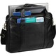 image 2 of Avenue Oxford 15.6in Laptop Slim Briefcase - Solid Black - 39 x 5 x 30cm Black