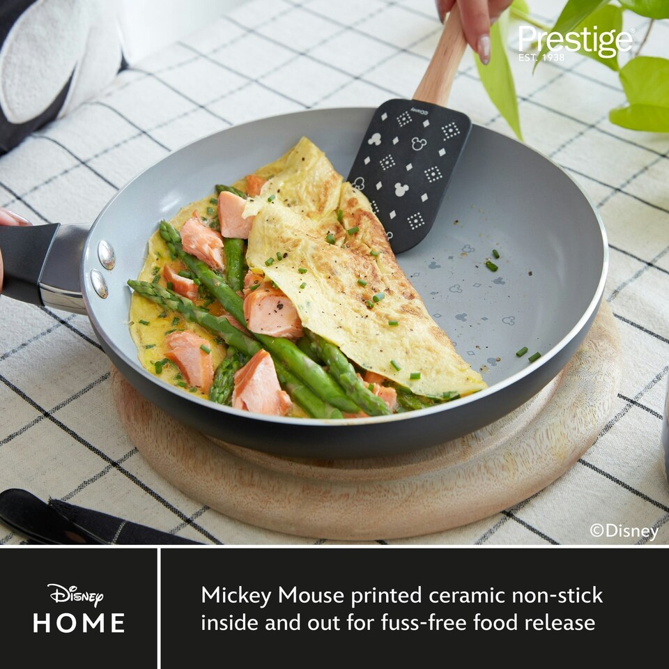 image 1 of Prestige Disney Monochrome Mickey Mouse Cookware Set - 5 Pieces