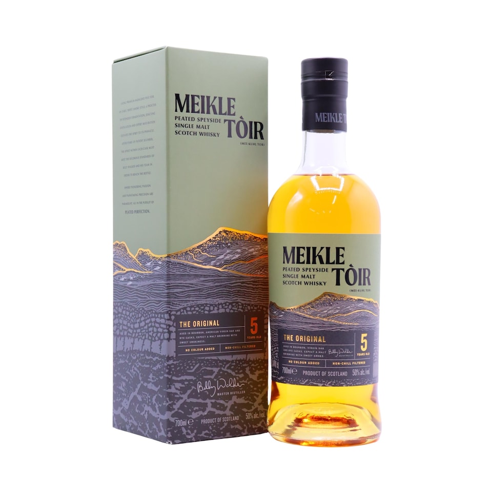 image 1 of GlenAllachie - Meikle Toir - The Original Peated Single Malt Scotch 5 year old Whisky | Multi | Peated Speyside Single Malt | 1
