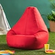 image 1 of Icon Kids Dalton High Back Indoor Outdoor Bean Bag, Red