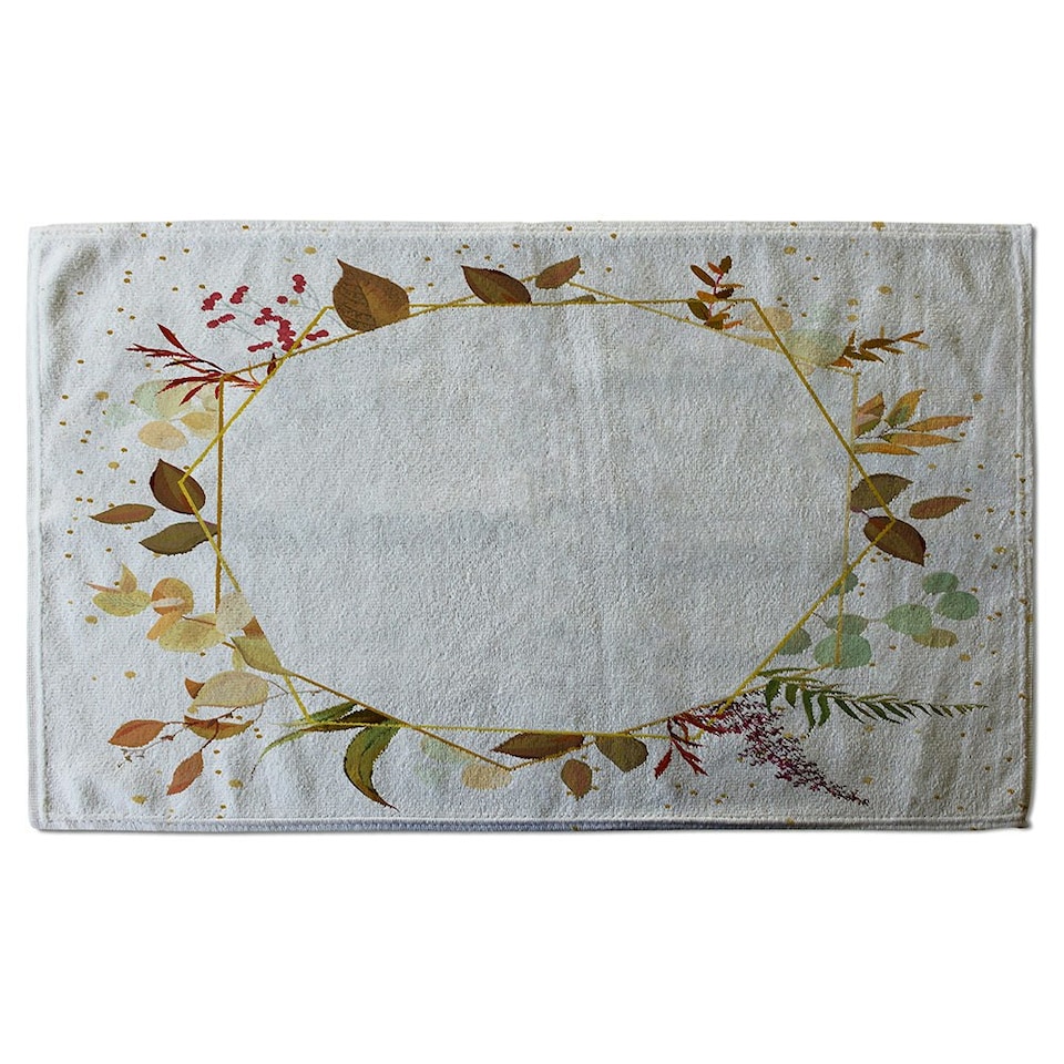 image 1 of Autumn Flowers (Bath Towel)