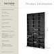 image 6 of CD Shelf Unit Christel - 27 compartments for up to 1080 CDs Black