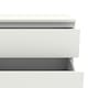 image 4 of Nova Narrow Chest of 5 Drawers in White