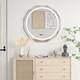 image 4 of COSTWAY 76CM Defog Bathroom Mirror Wall Mounted LED Lighted Mirror