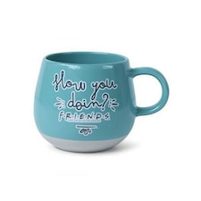 Friends How You Doin Round Mug - Blue/Black - One Size