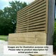 image 2 of Suffolk Planter and Trellis - Wood - L240 x W40 x H180 cm Brown