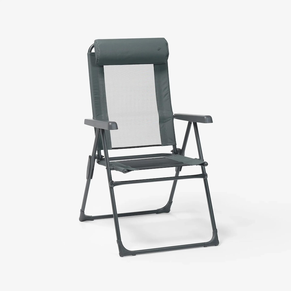 image 1 of Decathlon Comfortable, folding, reclining camping chair